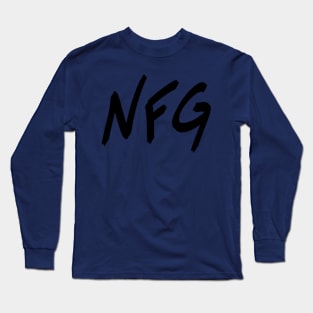 NFG Black A Long Sleeve T-Shirt